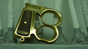 Mauser Knuck Brass with Walnut Grips