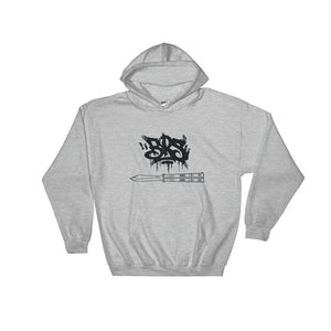 -=BRS=- Hand Style Black Print Hoodies