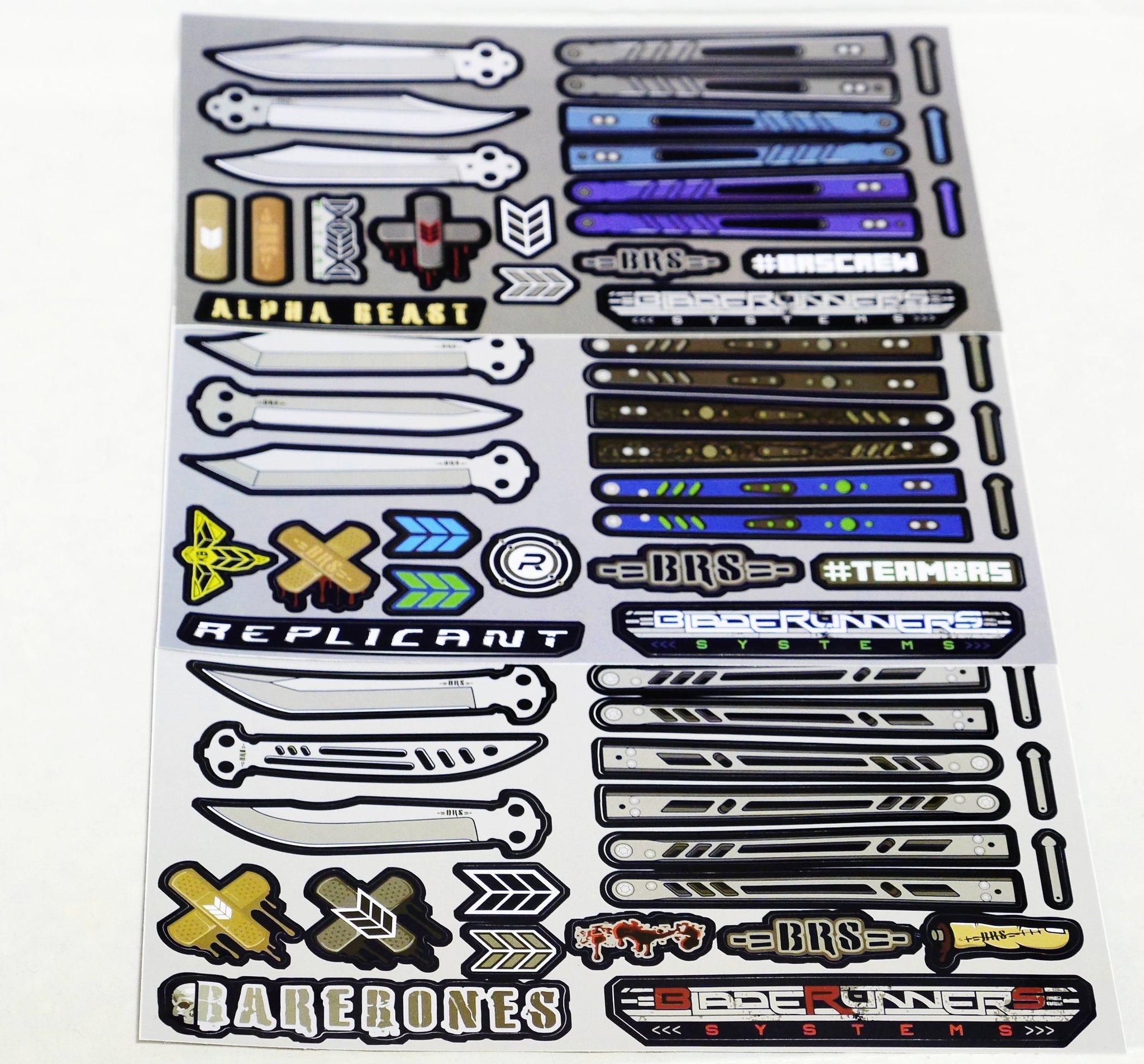Triple Threat Sticker Kit