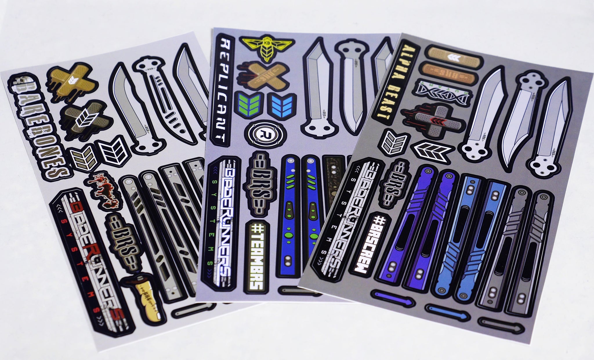 Triple Threat Sticker Kit